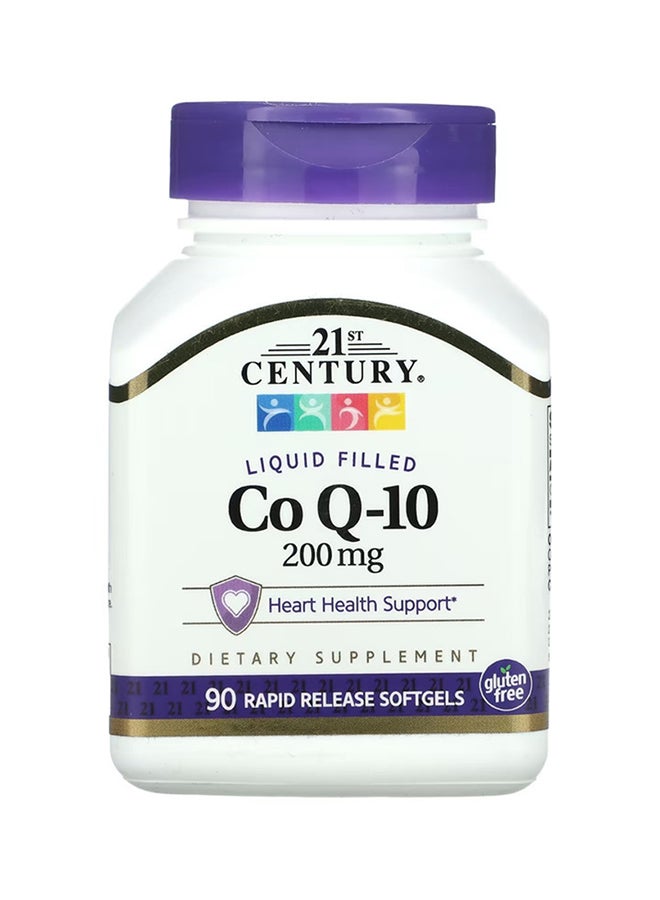 مكمل غذائي Co Q-10 مملوء بسائل - عدد 90 كبسولة هلامية